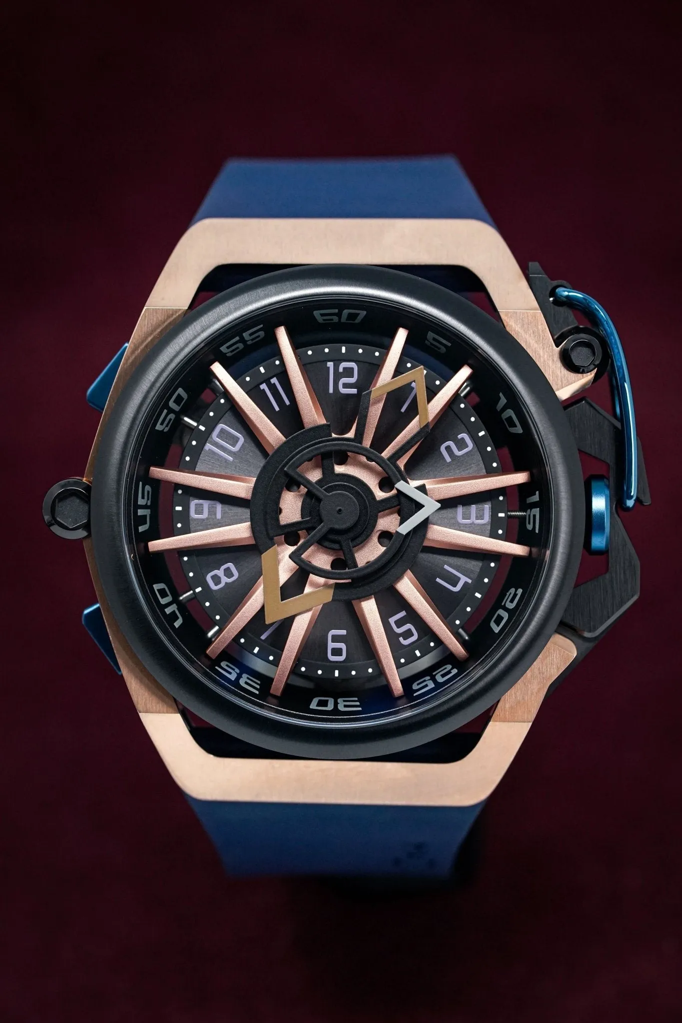 Mazzucato Reversible Watch RIM Rose Gold