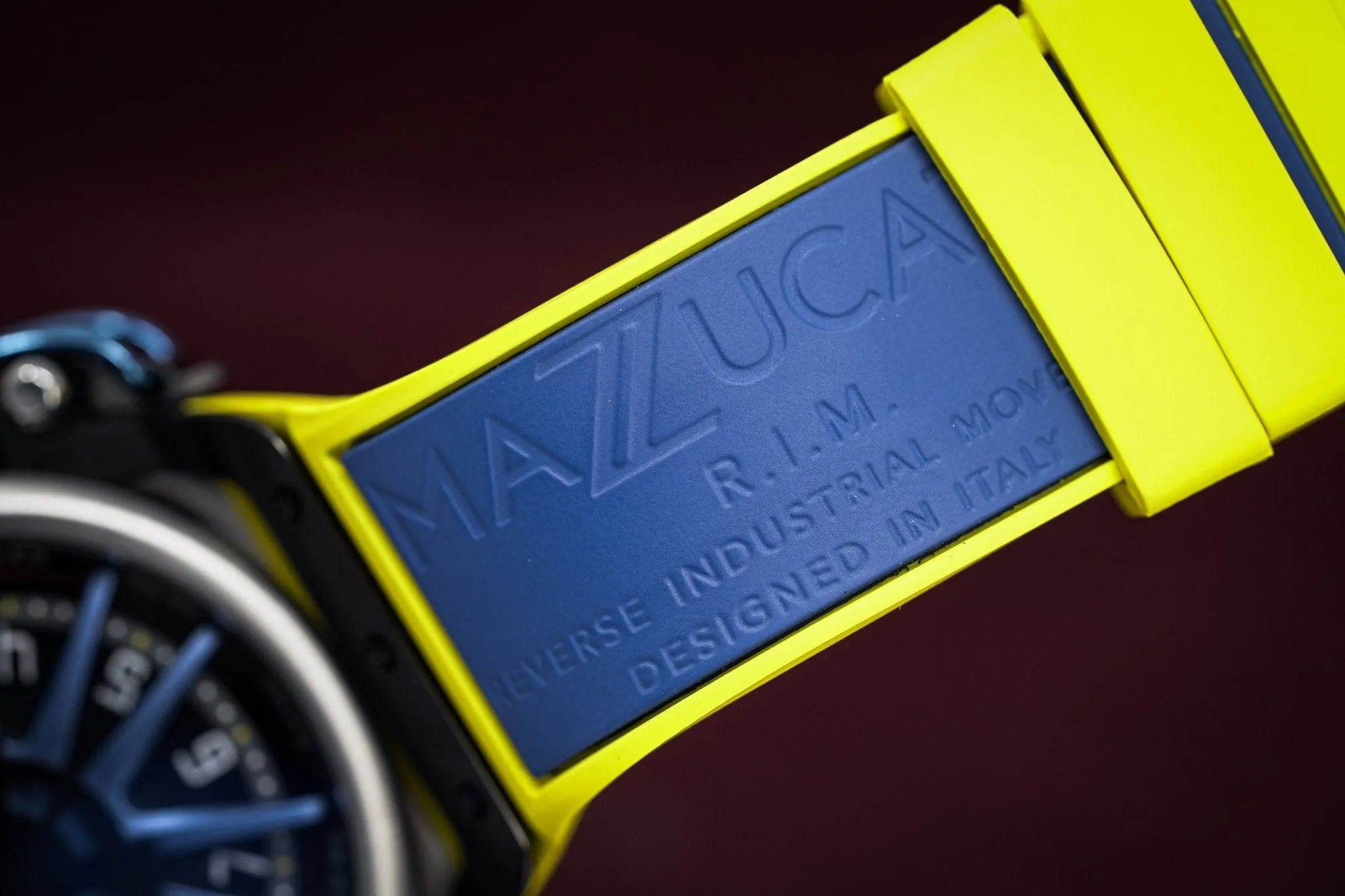 Mazzucato Reversible Watch RIM Yellow