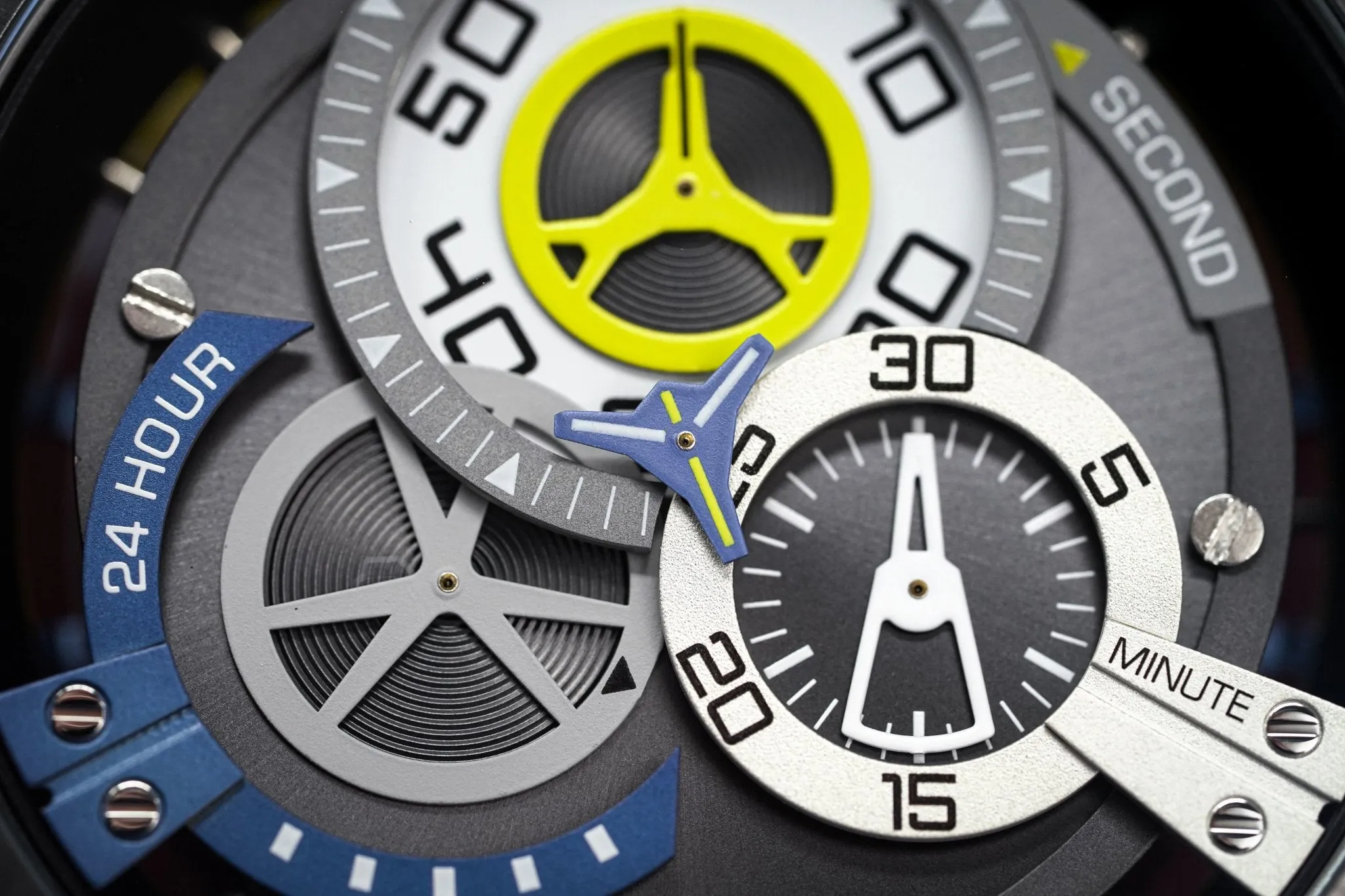 Mazzucato Reversible Watch RIM Yellow