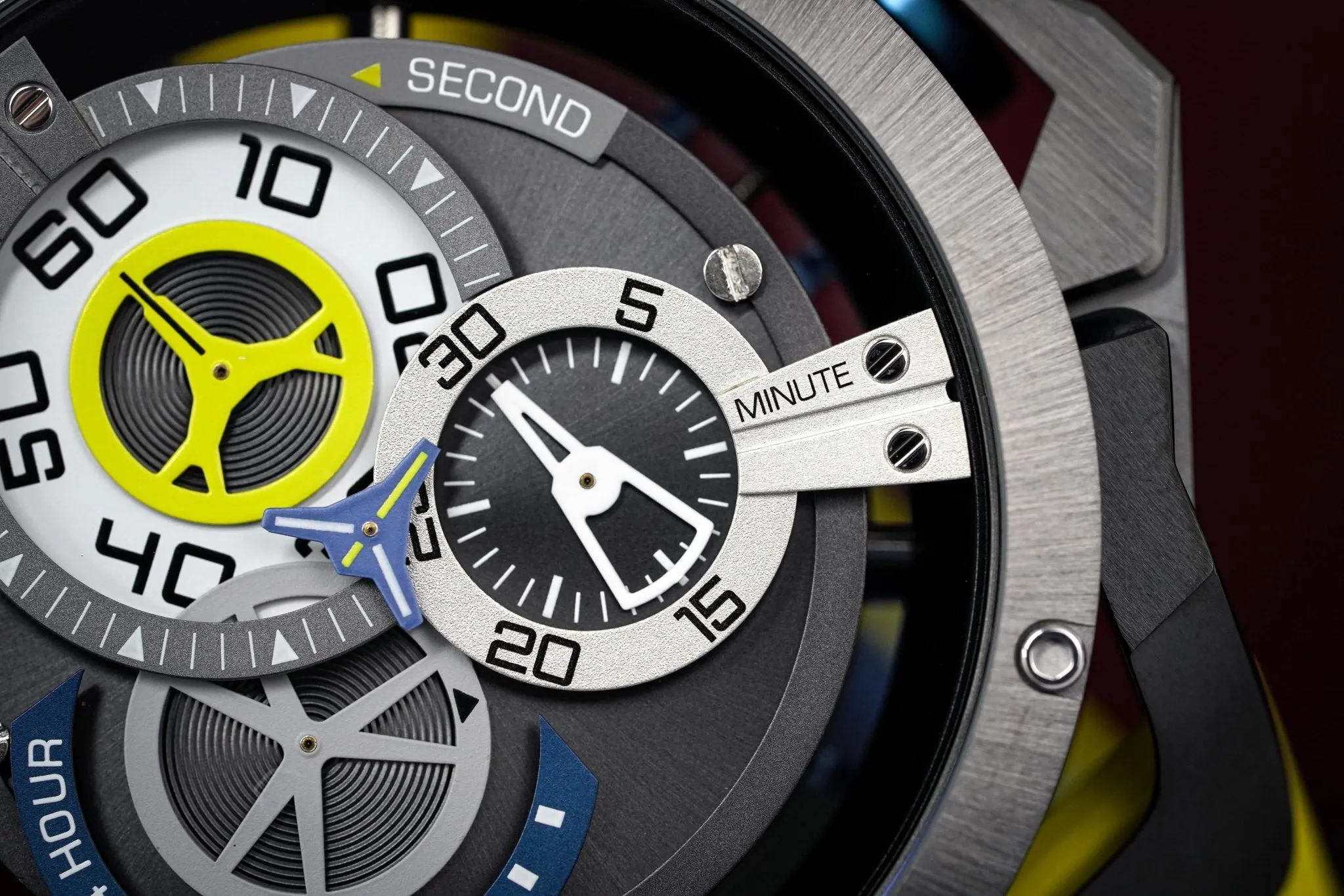 Mazzucato Reversible Watch RIM Yellow