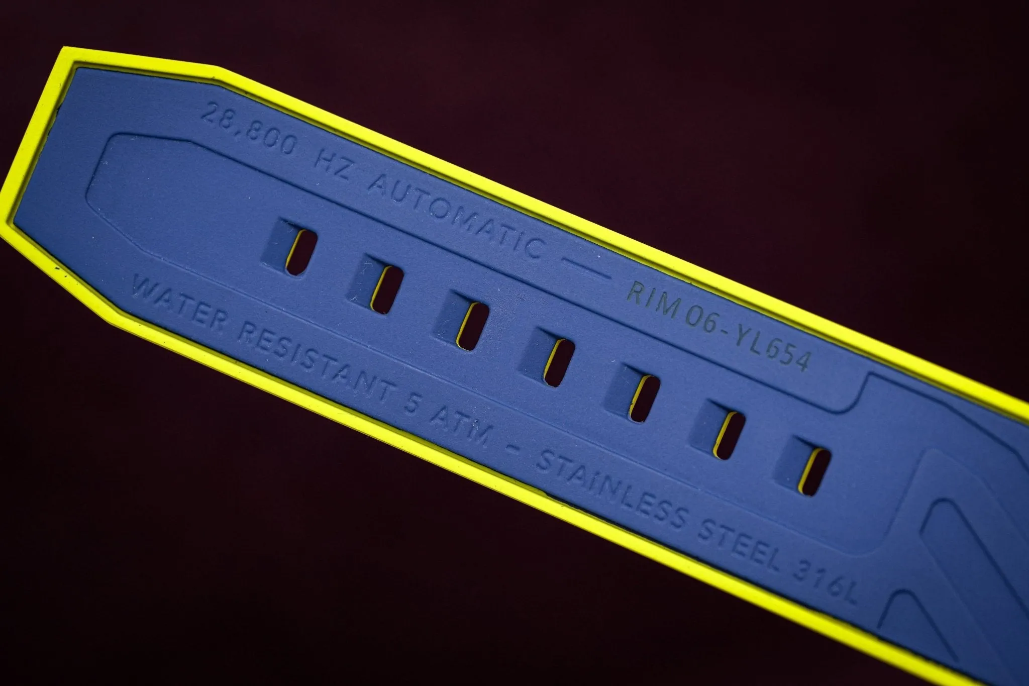 Mazzucato Reversible Watch RIM Yellow