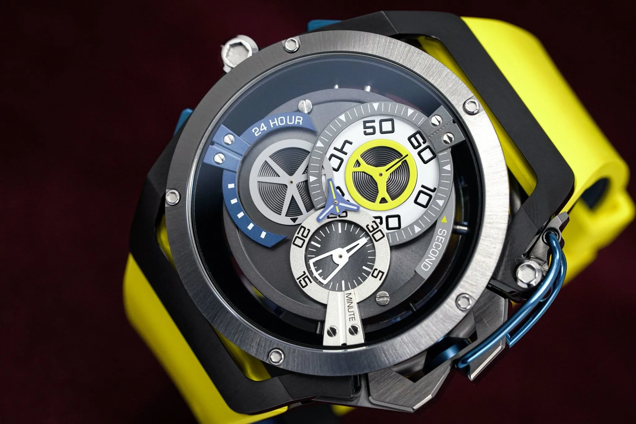 Mazzucato Reversible Watch RIM Yellow