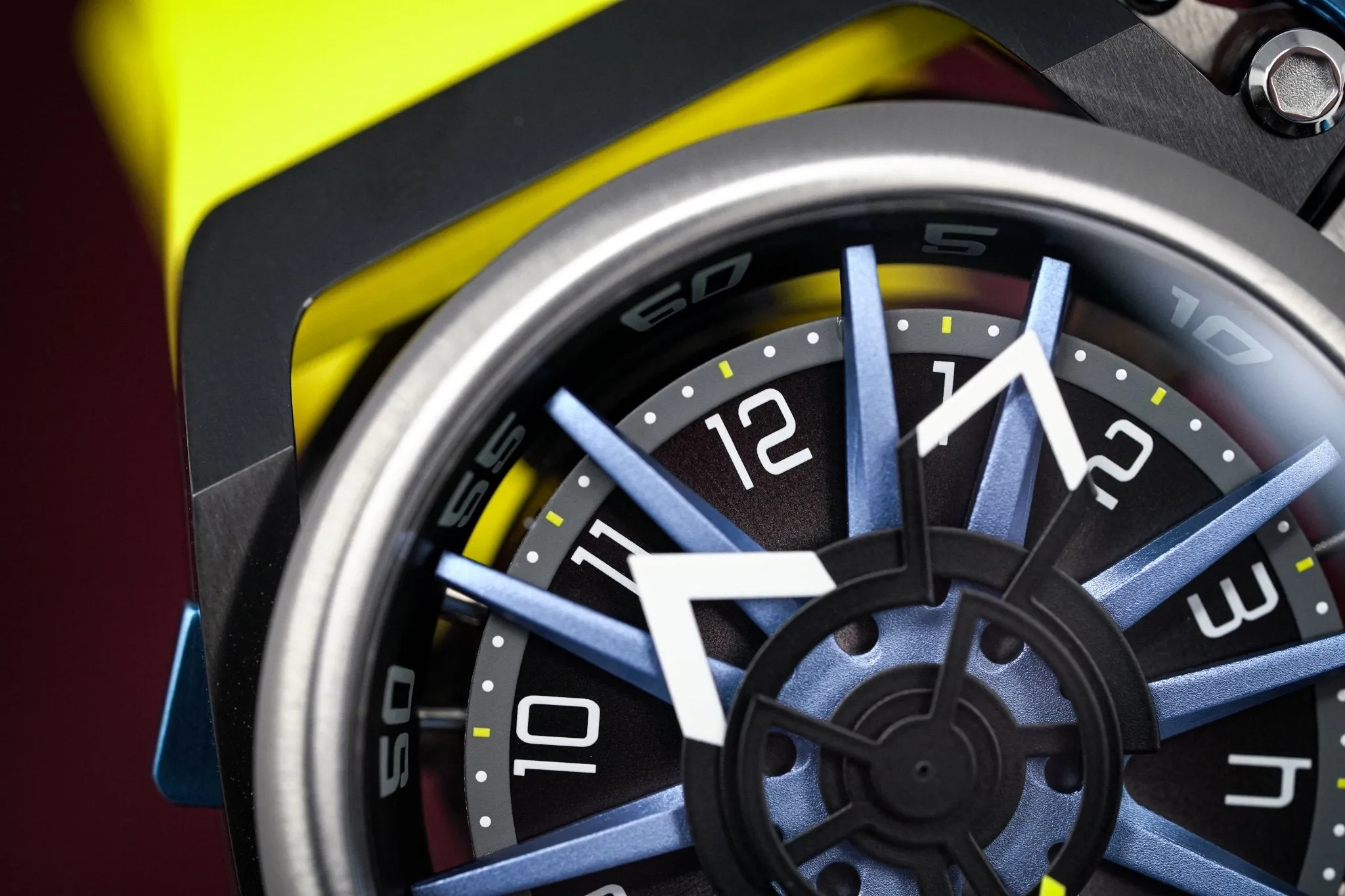 Mazzucato Reversible Watch RIM Yellow