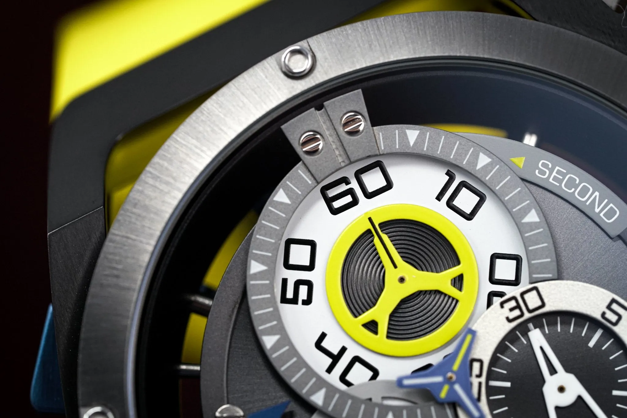 Mazzucato Reversible Watch RIM Yellow