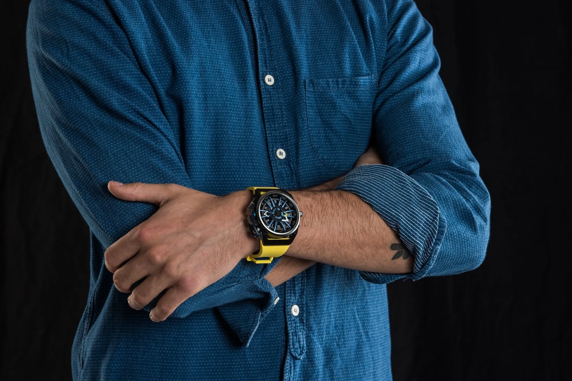 Mazzucato Reversible Watch RIM Yellow