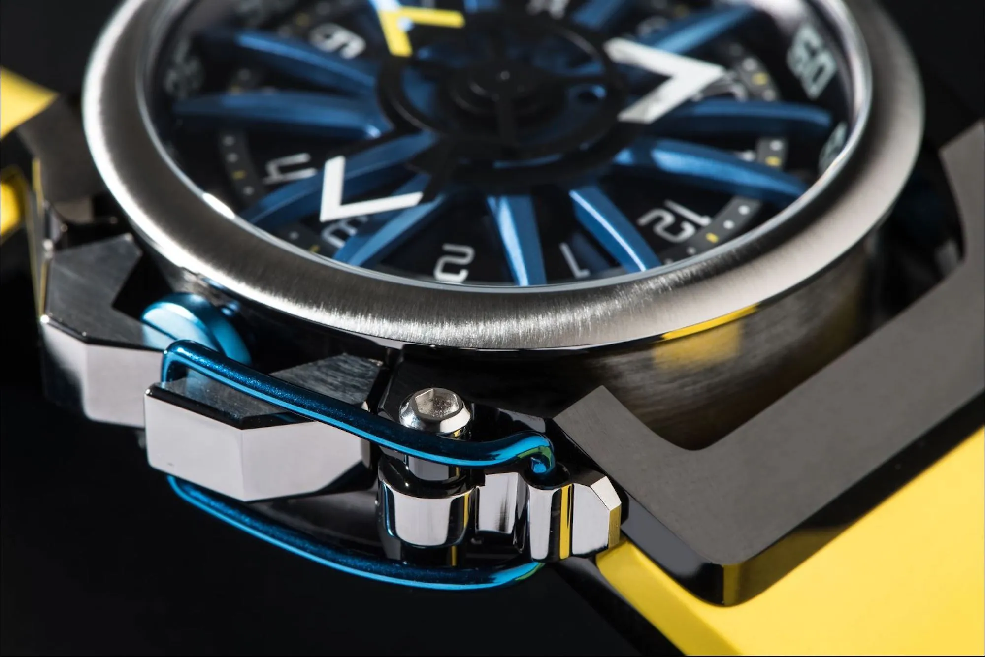 Mazzucato Reversible Watch RIM Yellow