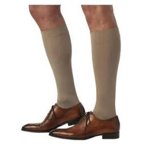Midtown Microfiber Calf, 20-30 mmHg, Medium, Long, Closed, Tan/Khaki