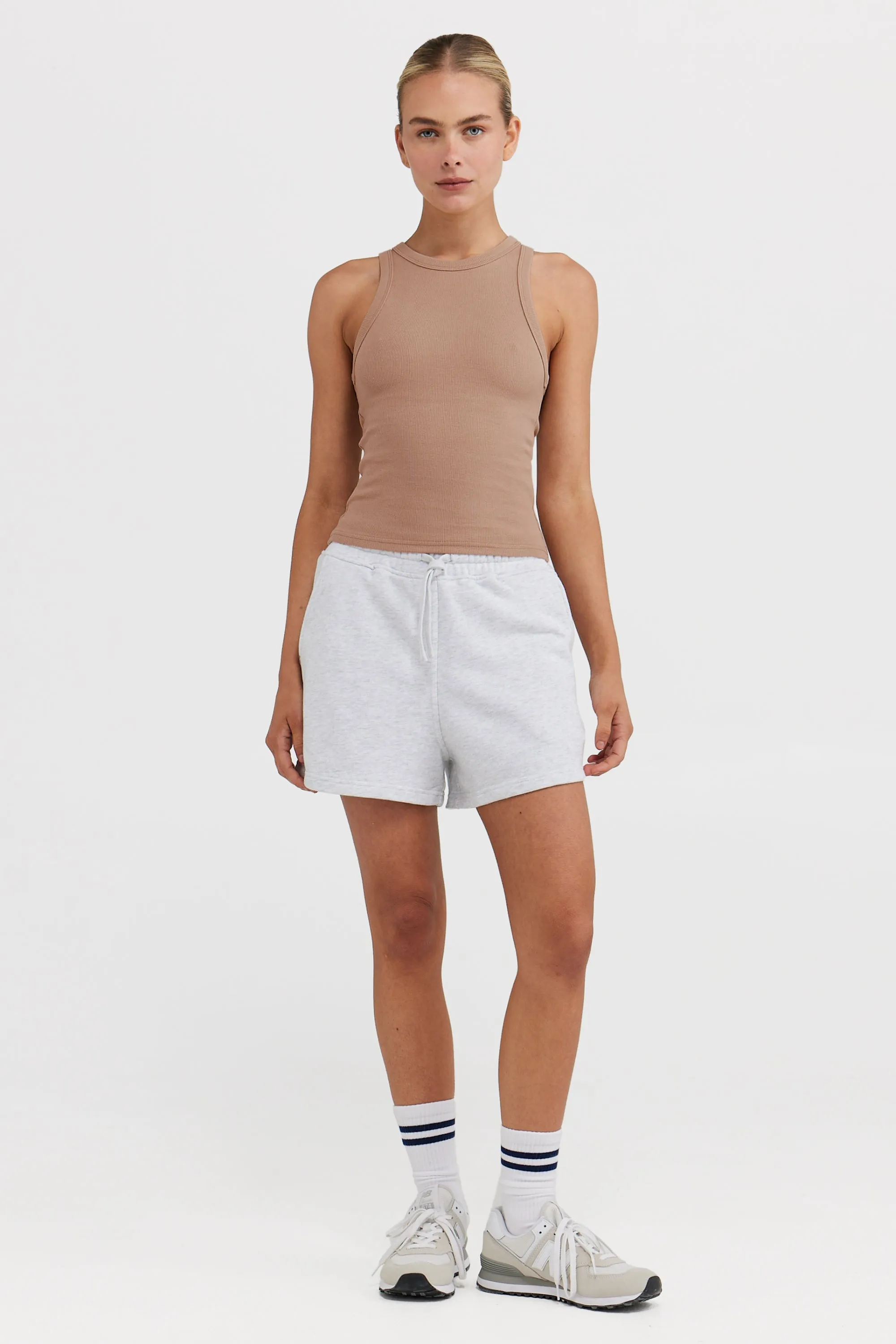 Mimi Rib Tank Clay
