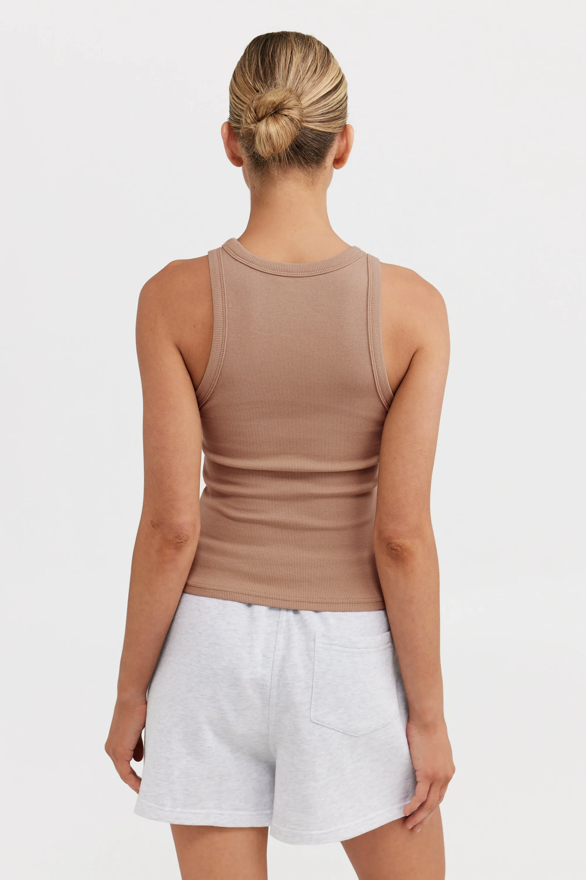 Mimi Rib Tank Clay