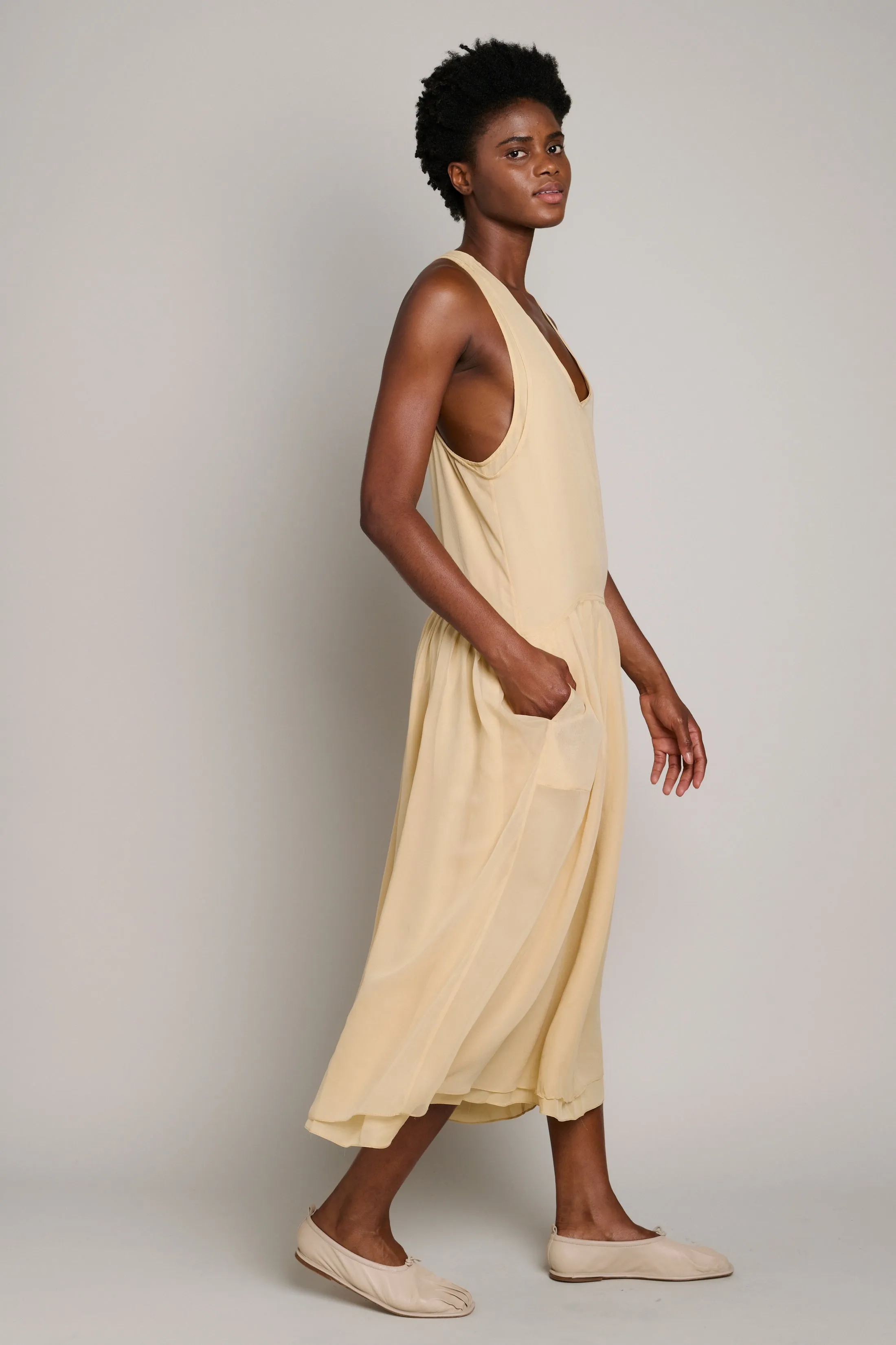 Mina Drop Waist Tank Dress