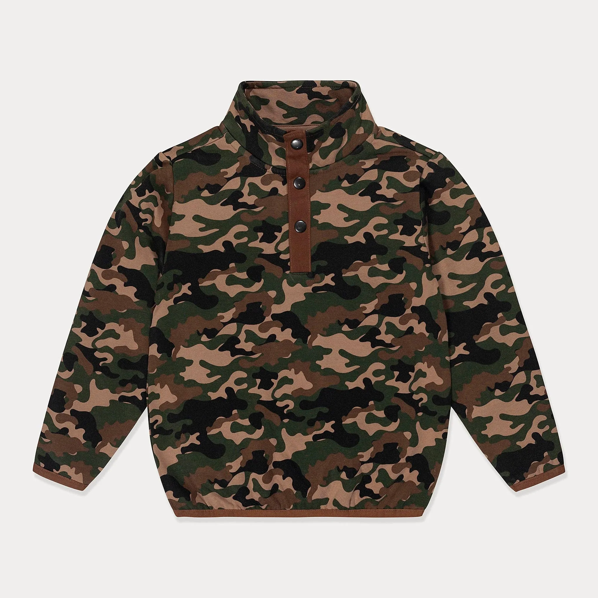 Mini Wardrobes - Toddler Fleece Jacket, Boys, Kids Fleece Lightweight Camo Jacket