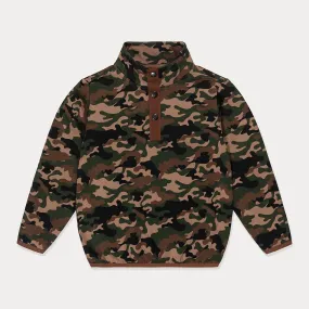Mini Wardrobes - Toddler Fleece Jacket, Boys, Kids Fleece Lightweight Camo Jacket