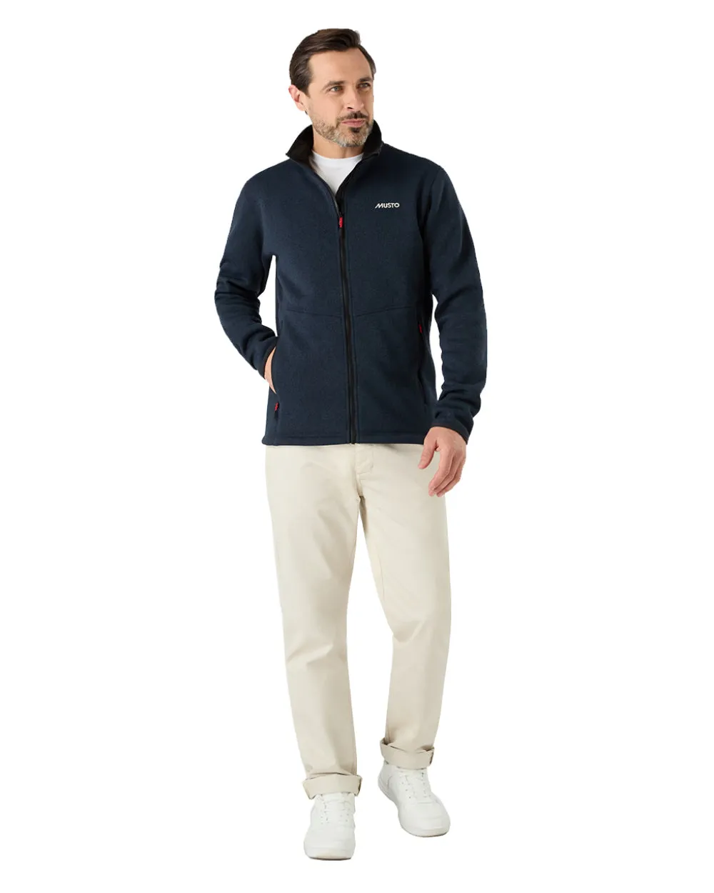 Musto Mens Knitted Fleece