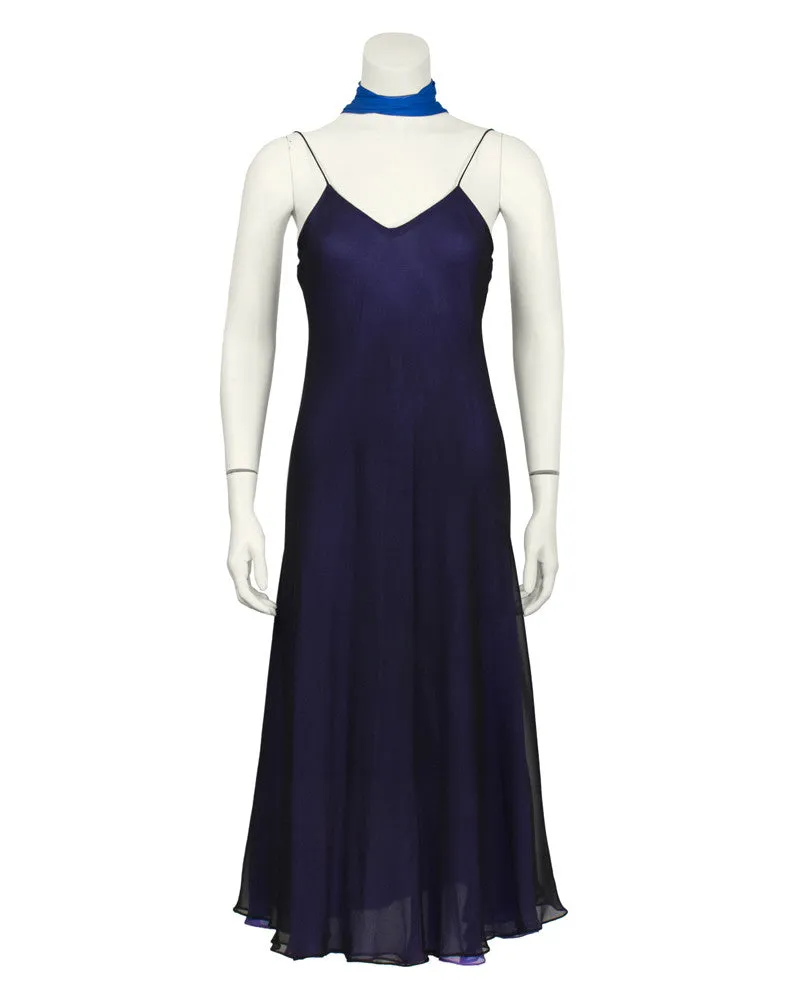 Navy Slip Dress