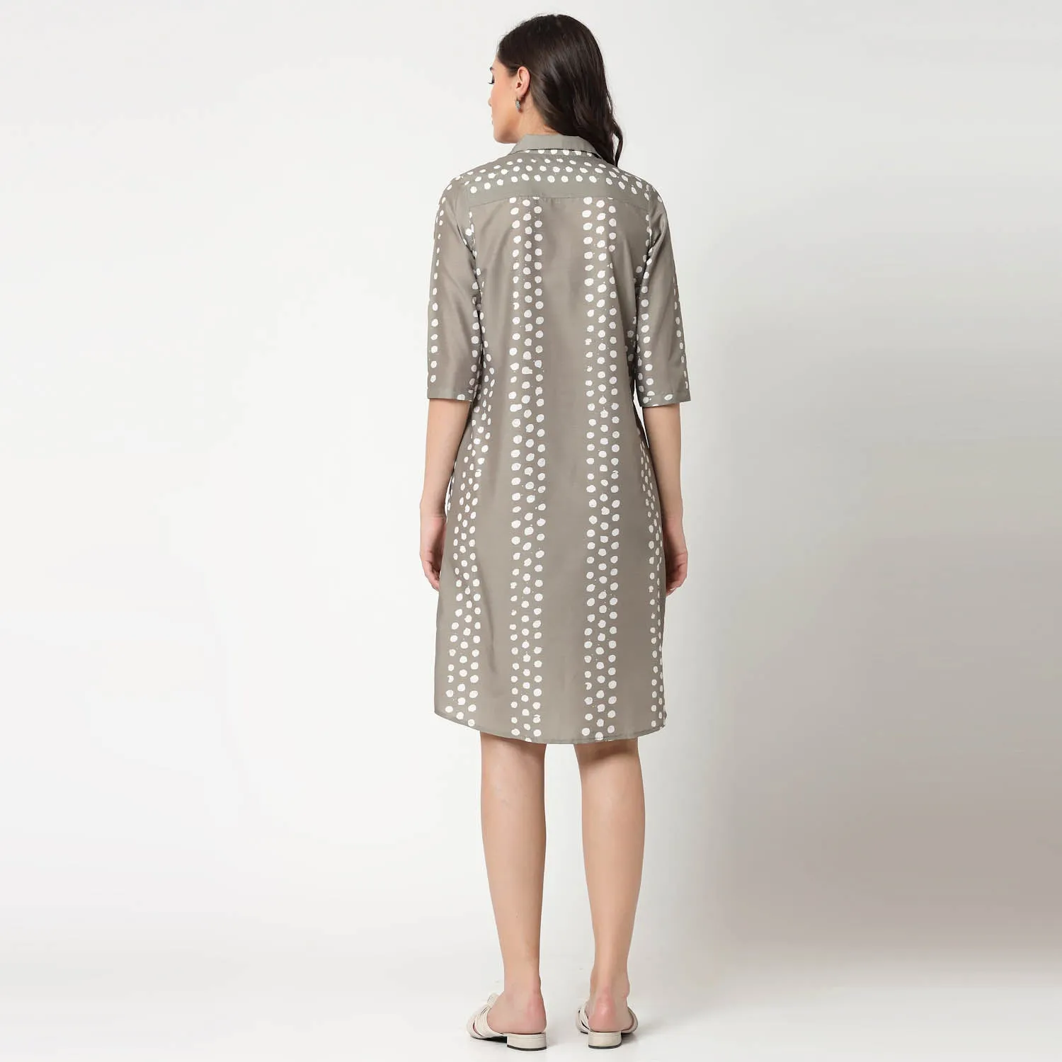 Olive Tunic With Draw Strings
