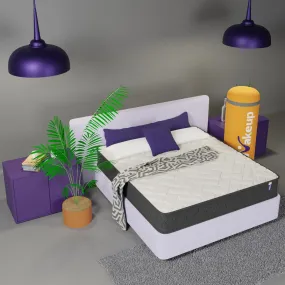 Orthopedic 12 inch Hybrid Memory Foam Pocket Spring Mattress