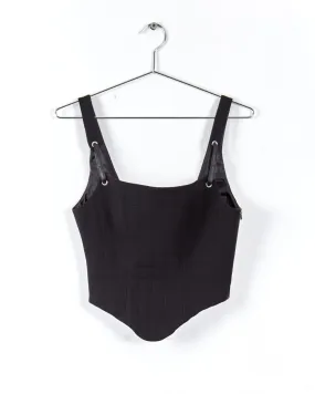Paris Georgia 'lottie' corset top, black, 8
