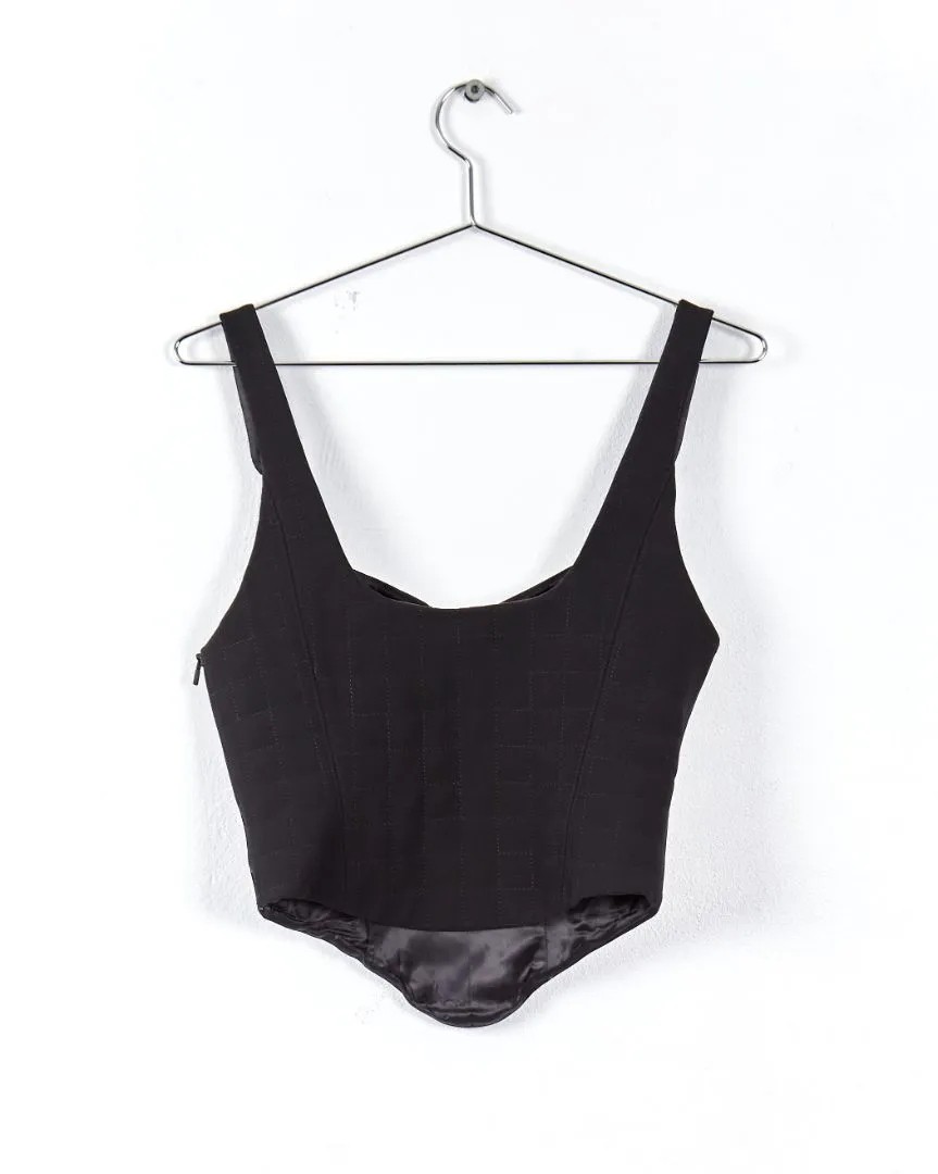 Paris Georgia 'lottie' corset top, black, 8
