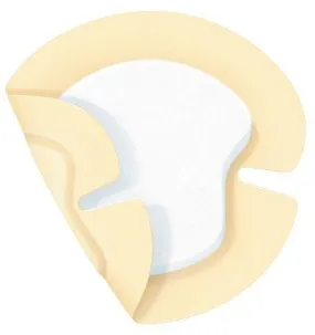 PermaFoam Concave 16.5cm x 18cm Hydrophilic Foam Dressings x 3 Heel/Knee/Elbow