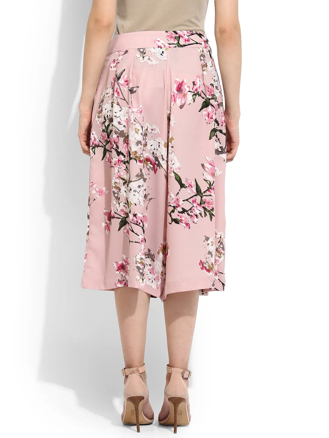 PINK FLORAL CULOTTES