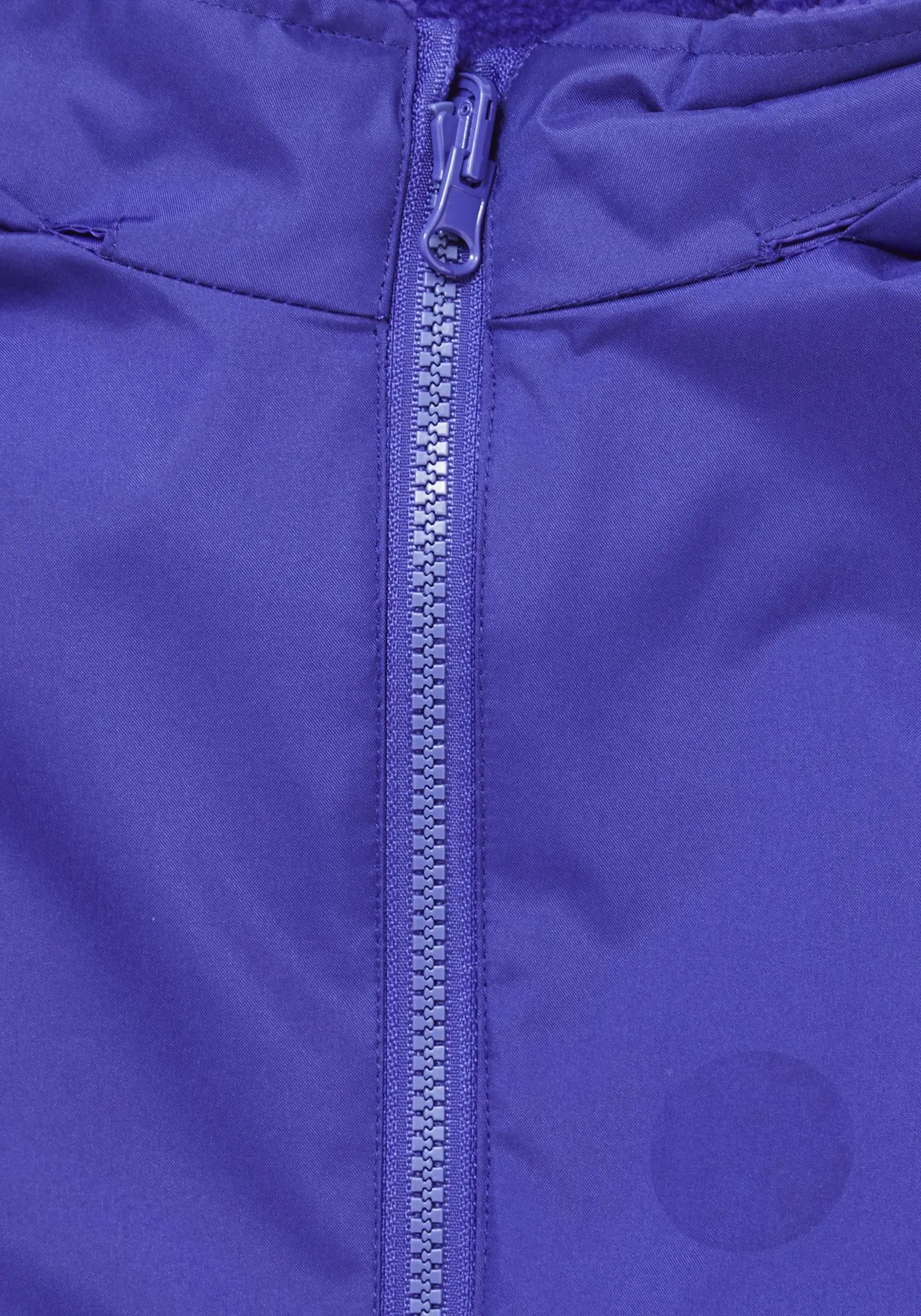 Plain Reversible Fleece Jacket - Purple