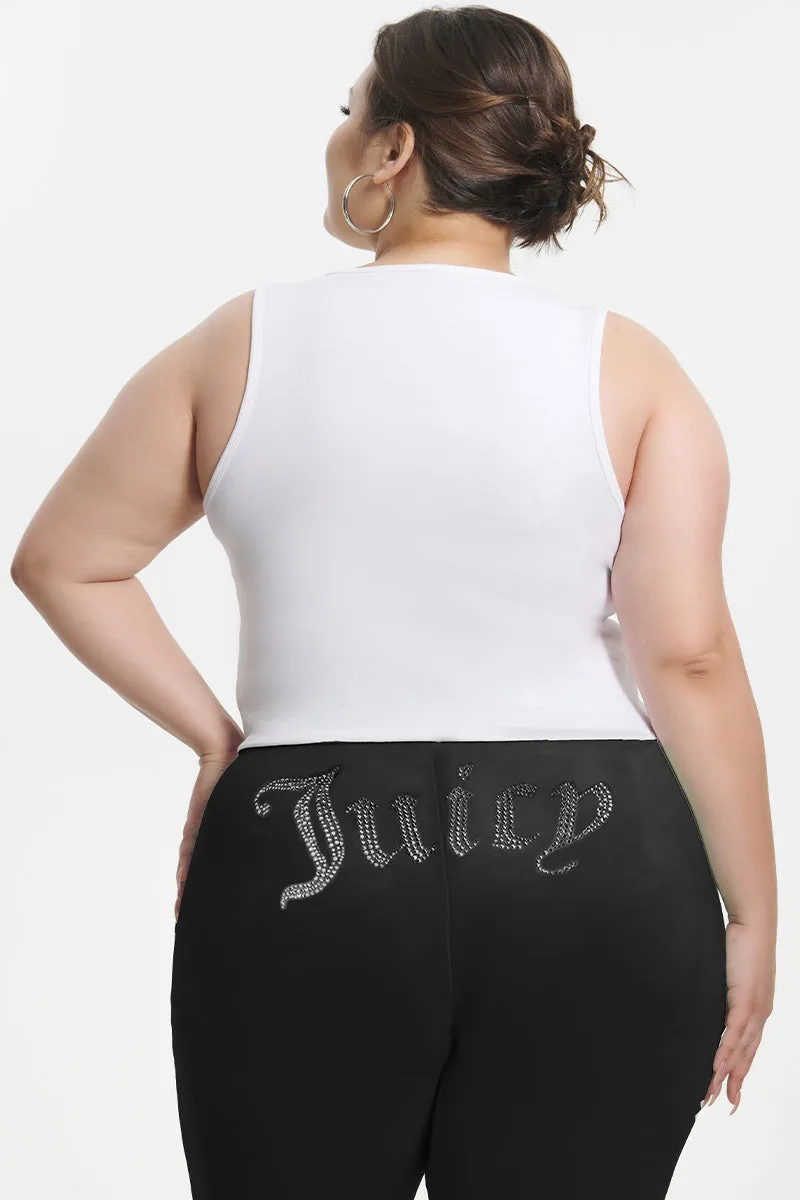 Plus-Size Ombre Bling Tank Top