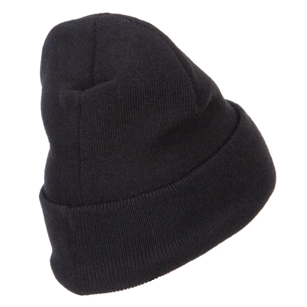 Polo Player Sports Embroidered Big Beanie