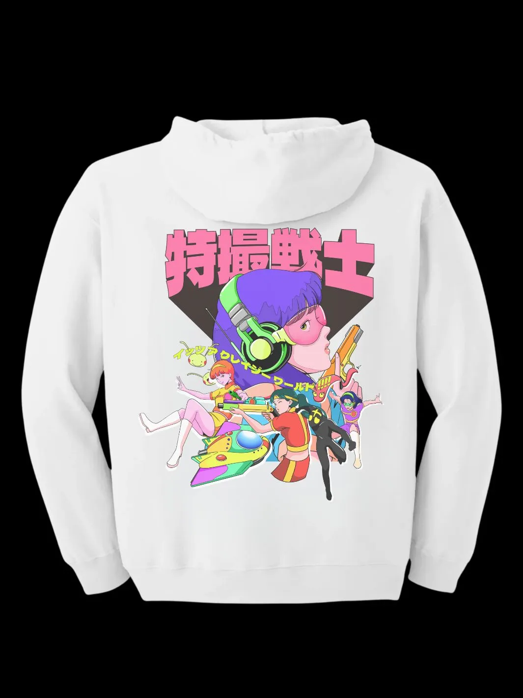 Popkiller Artist Series CHAO! Tokusatsu Senshi  Zip Up Hoodie