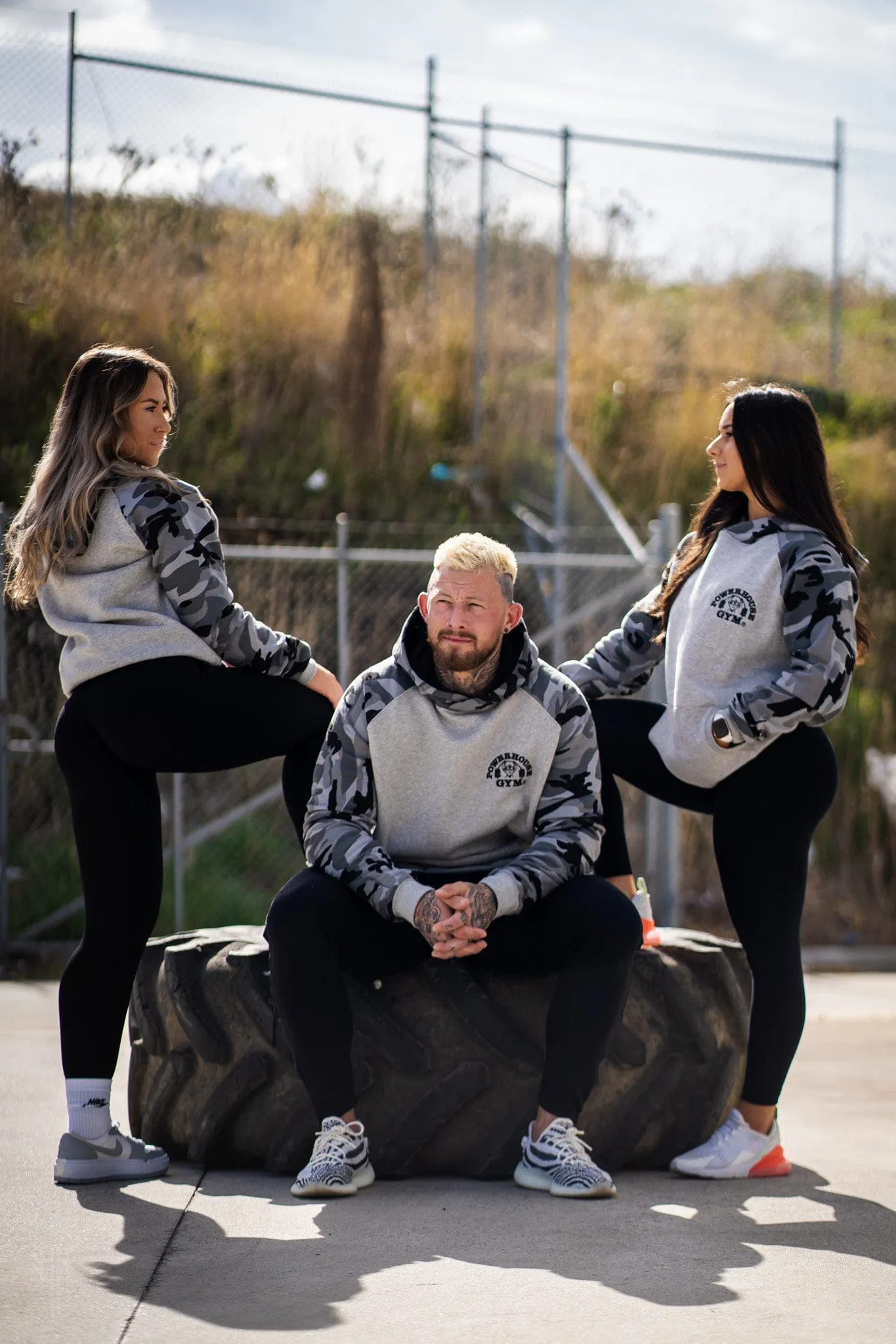 Premium Camo Grey Hoodie