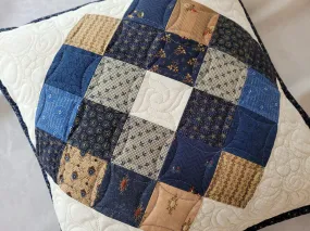 Quilted Throw Pillows, 15 inch