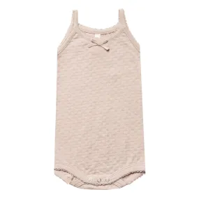 Quincy Mae Rose Pointelle Baby Onesie Tank