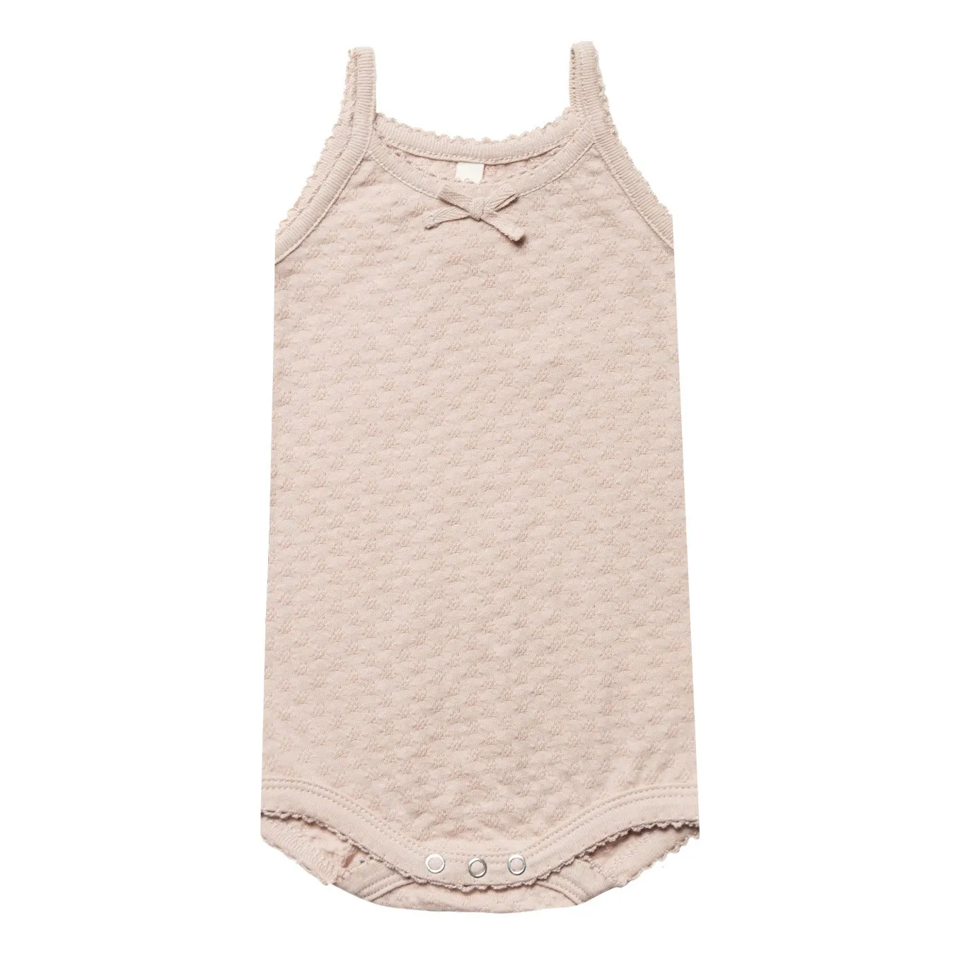 Quincy Mae Rose Pointelle Baby Onesie Tank