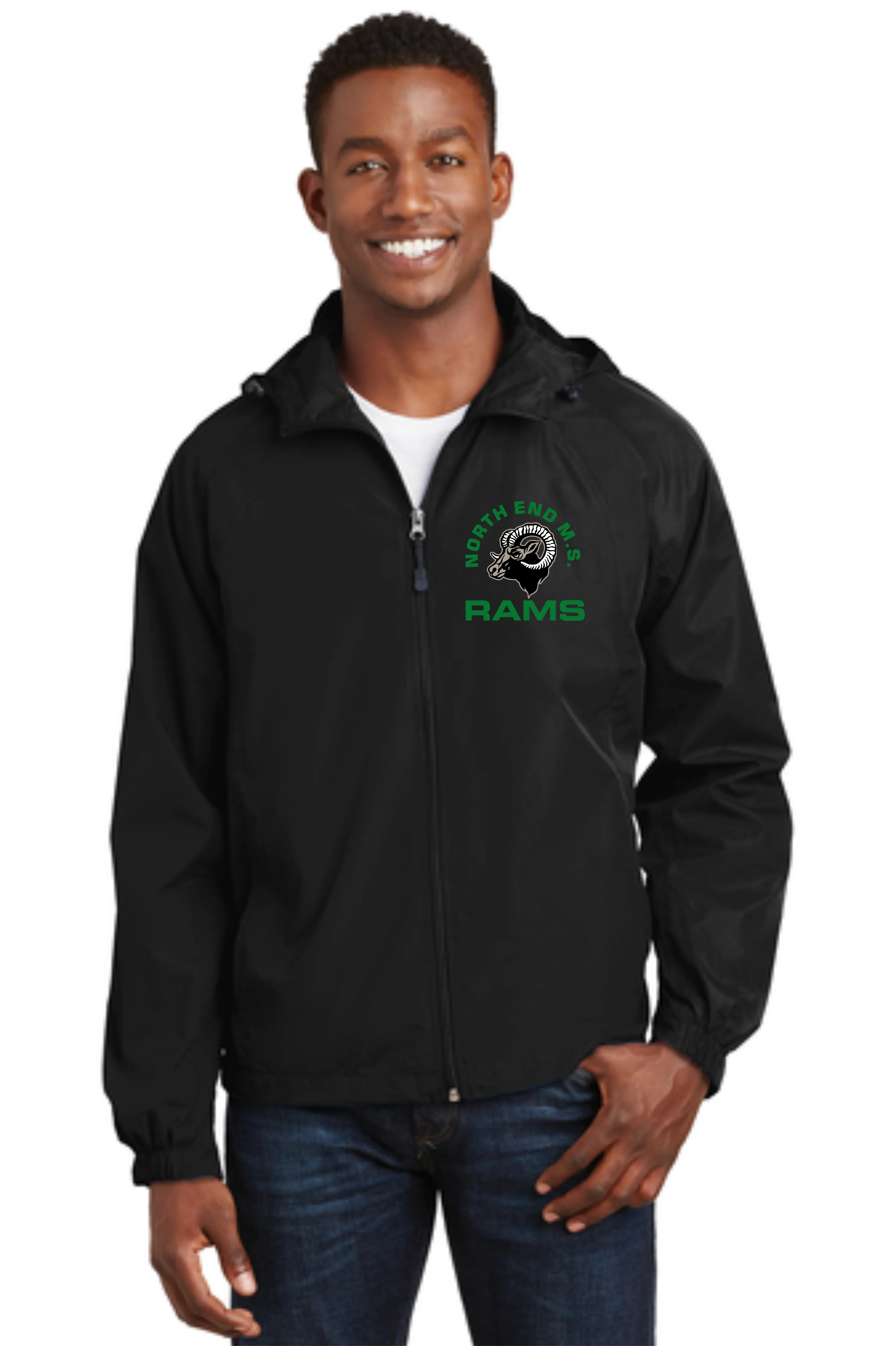 RAMS Hooded Wind Jacket