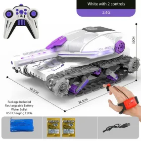 Remote Control Tank RC Tank Toy All Terrains High Speed Shoot Water Bullets