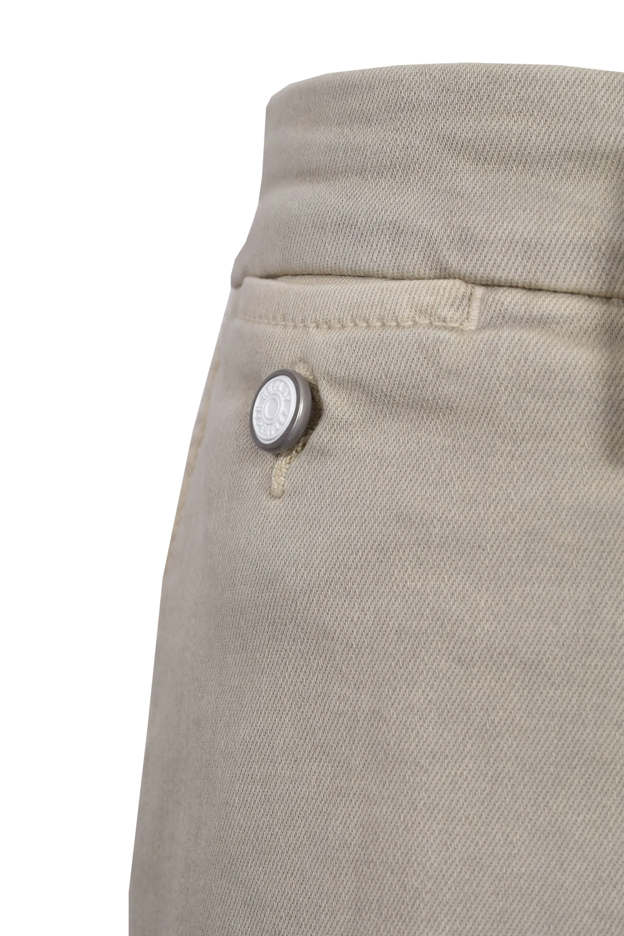 Replay Cotton Trouser Stone