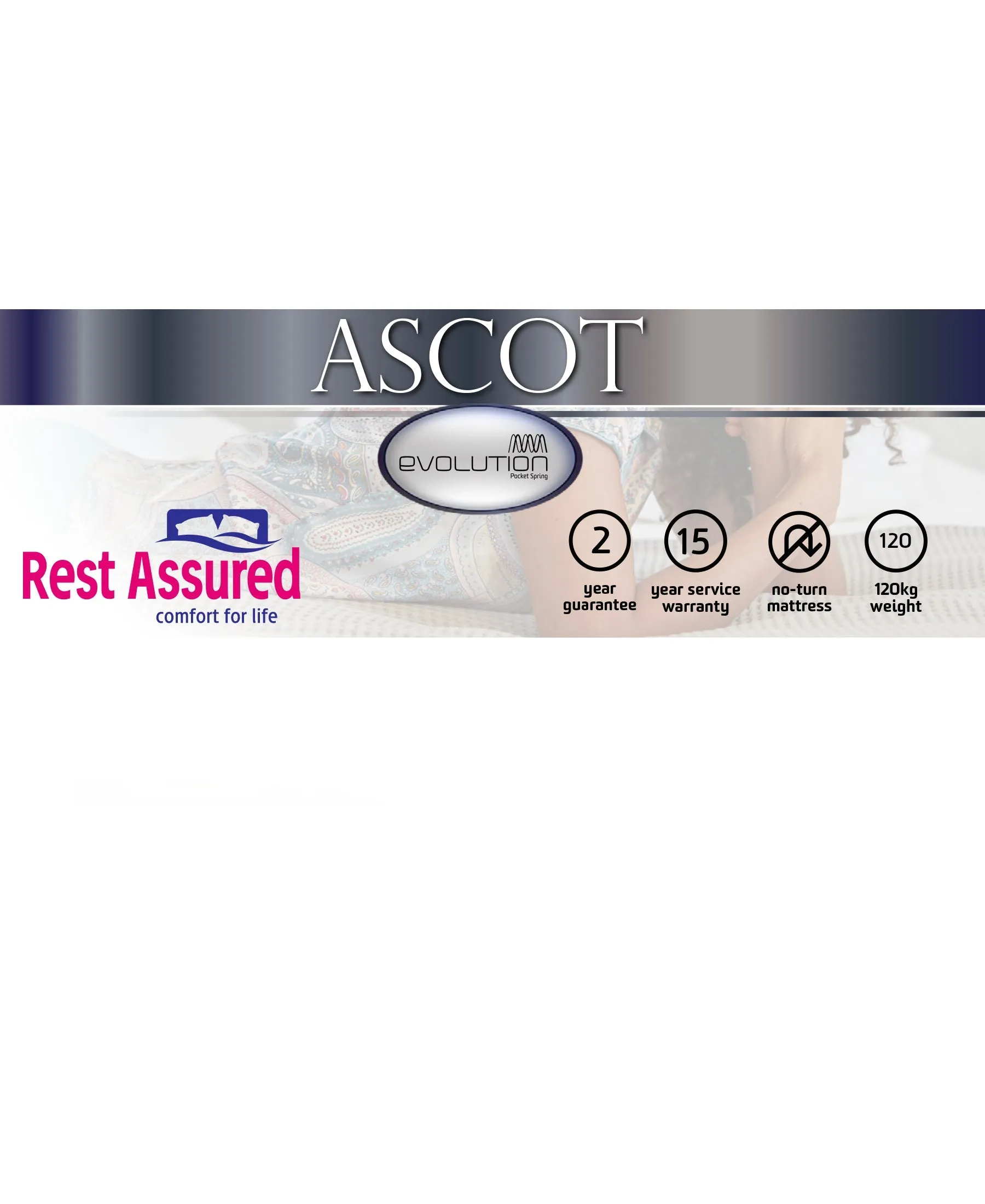 Rest Assured Ascot Bed King