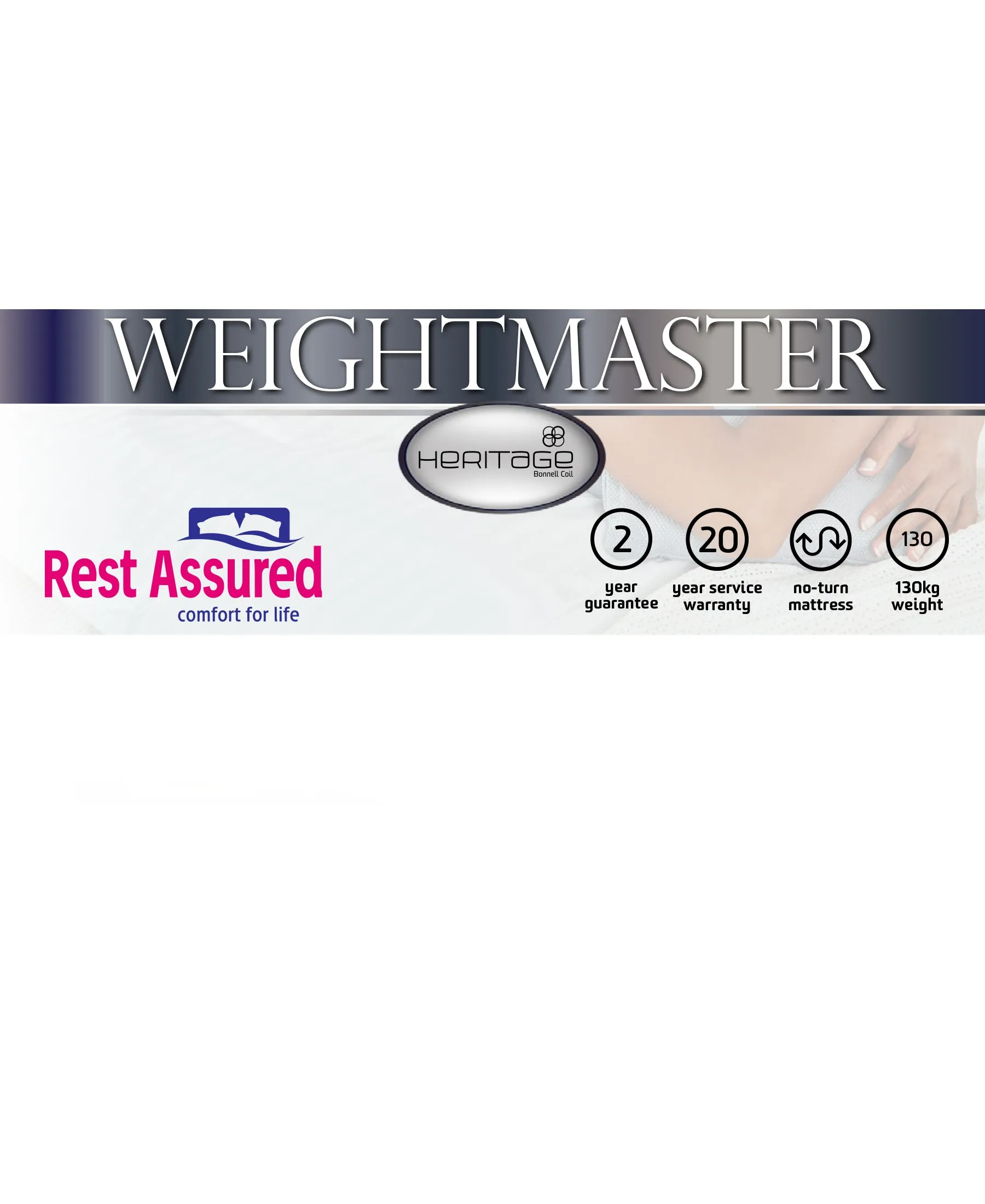 Rest Assured Weightmaster Bed King