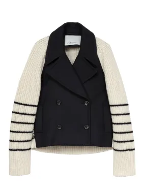 Sailor Stripe Knitted Combo Peacoat (Midnight Multi)