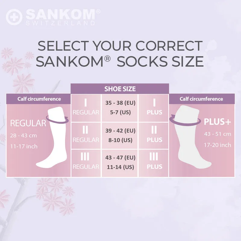 Sankom - Patent Active Compression Socks, Black
