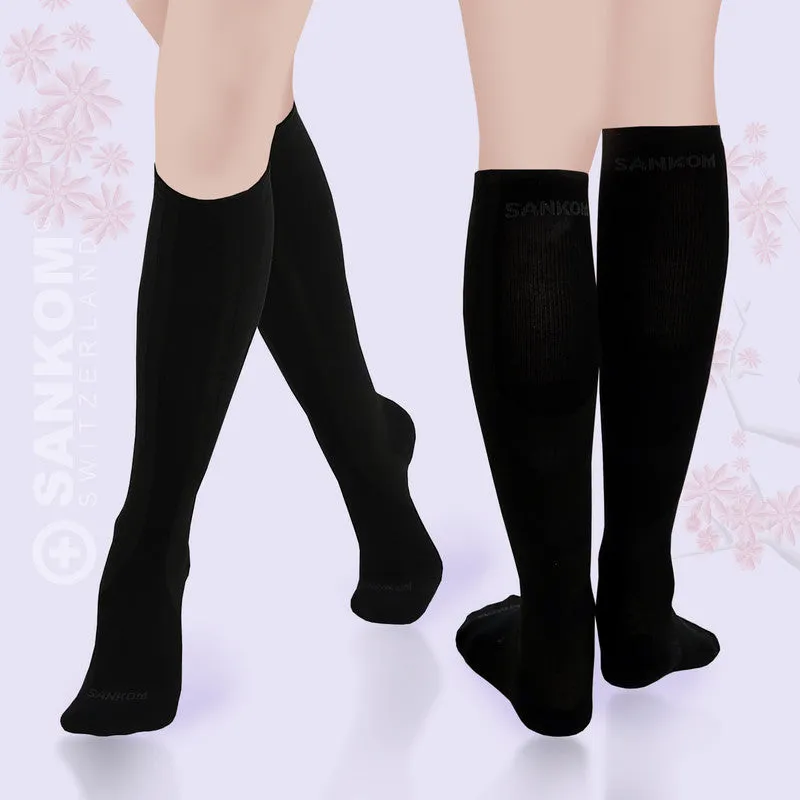 Sankom - Patent Active Compression Socks, Black