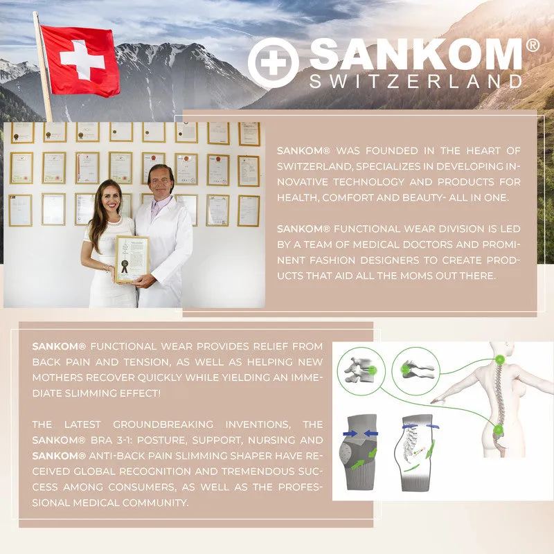 Sankom - Patent Organic Cotton Shaper, Ivory