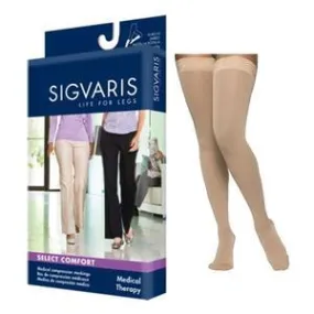 Select Comfort Thigh-High with Grip-Top, 20-30, Medium, Long, Closed, Natural