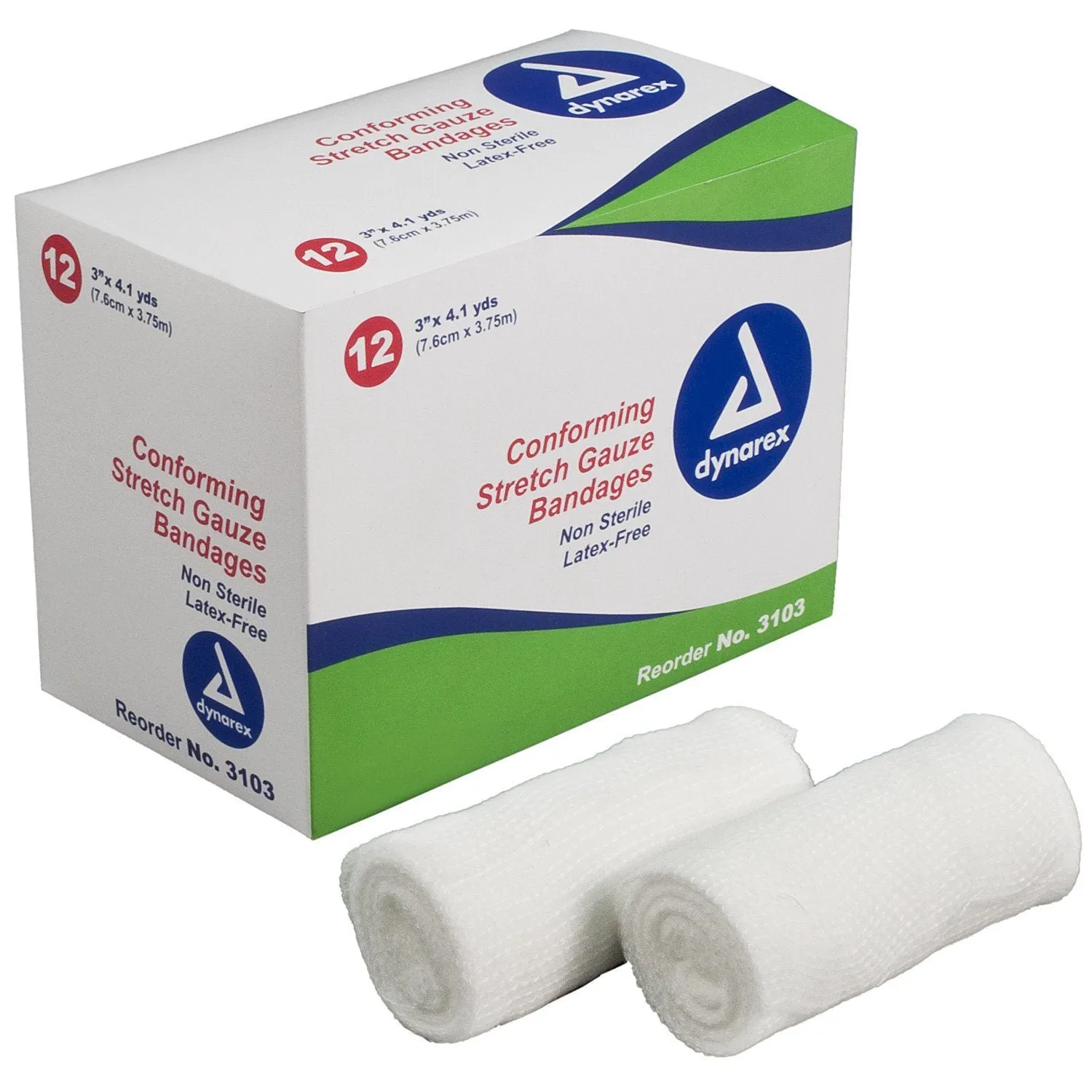 Self-Adhering Stretch Gauze Bandage 3", Nonsterile