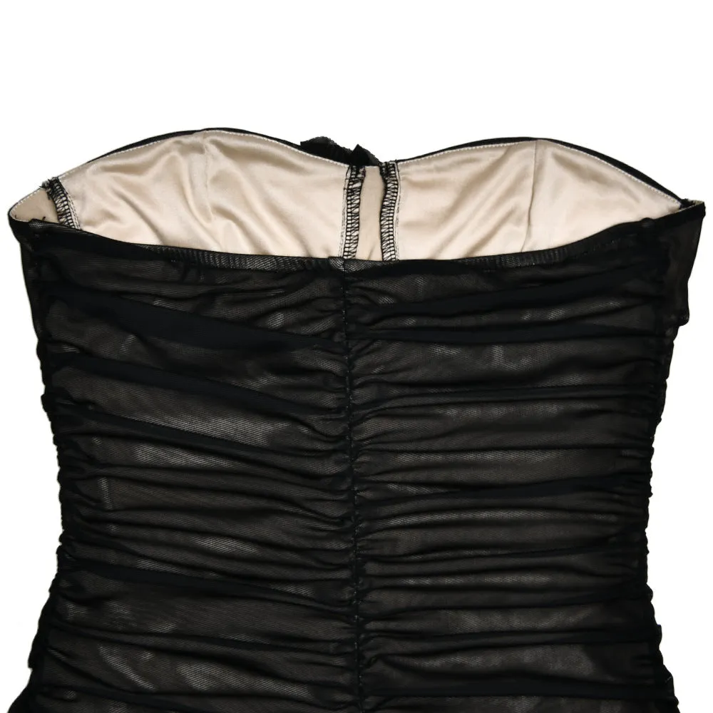 Sexy Ruffle Sleeveless Backless Party Dress
