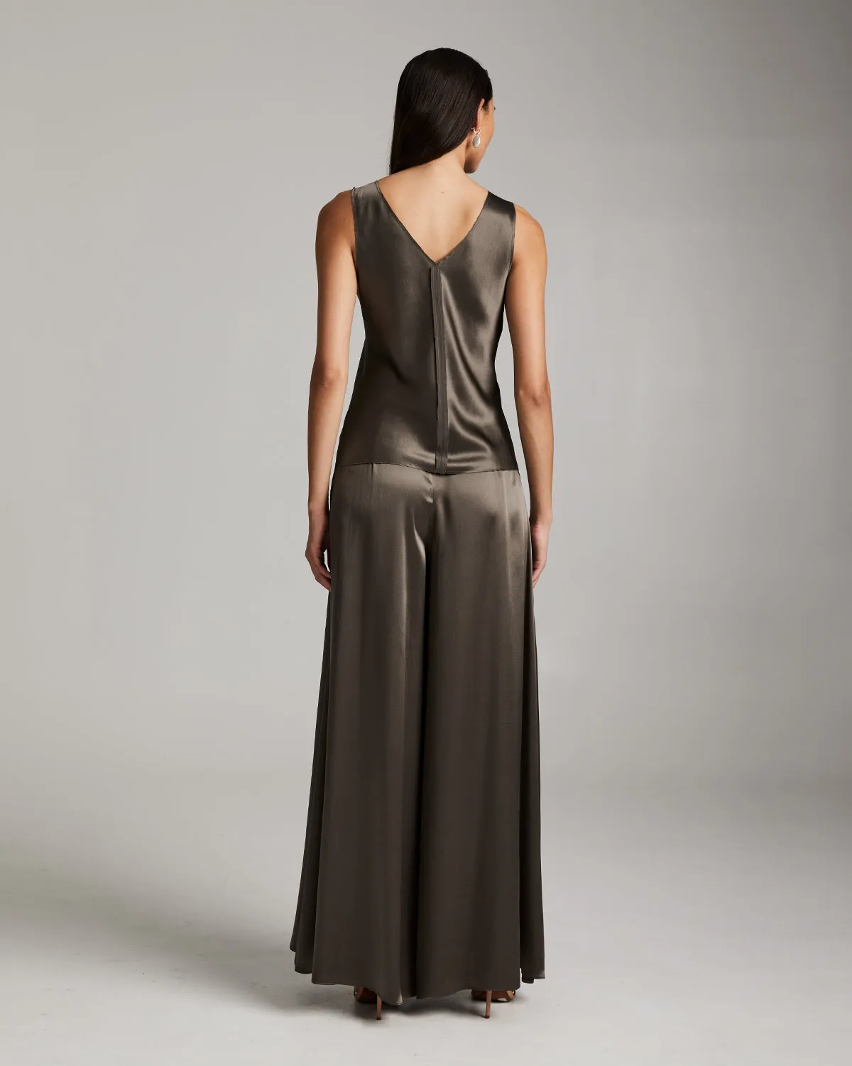 Silk Raw Edge Tank - Core