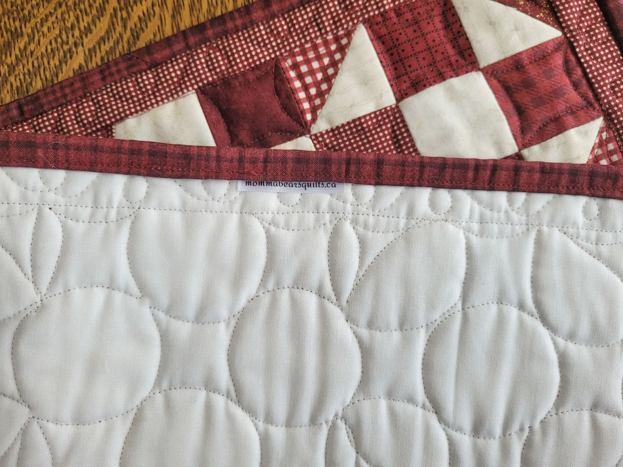 Skinny Mini Scrap Quilt, Red