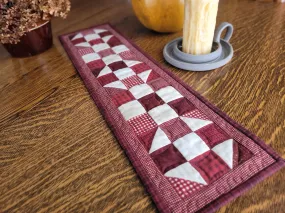 Skinny Mini Scrap Quilt, Red
