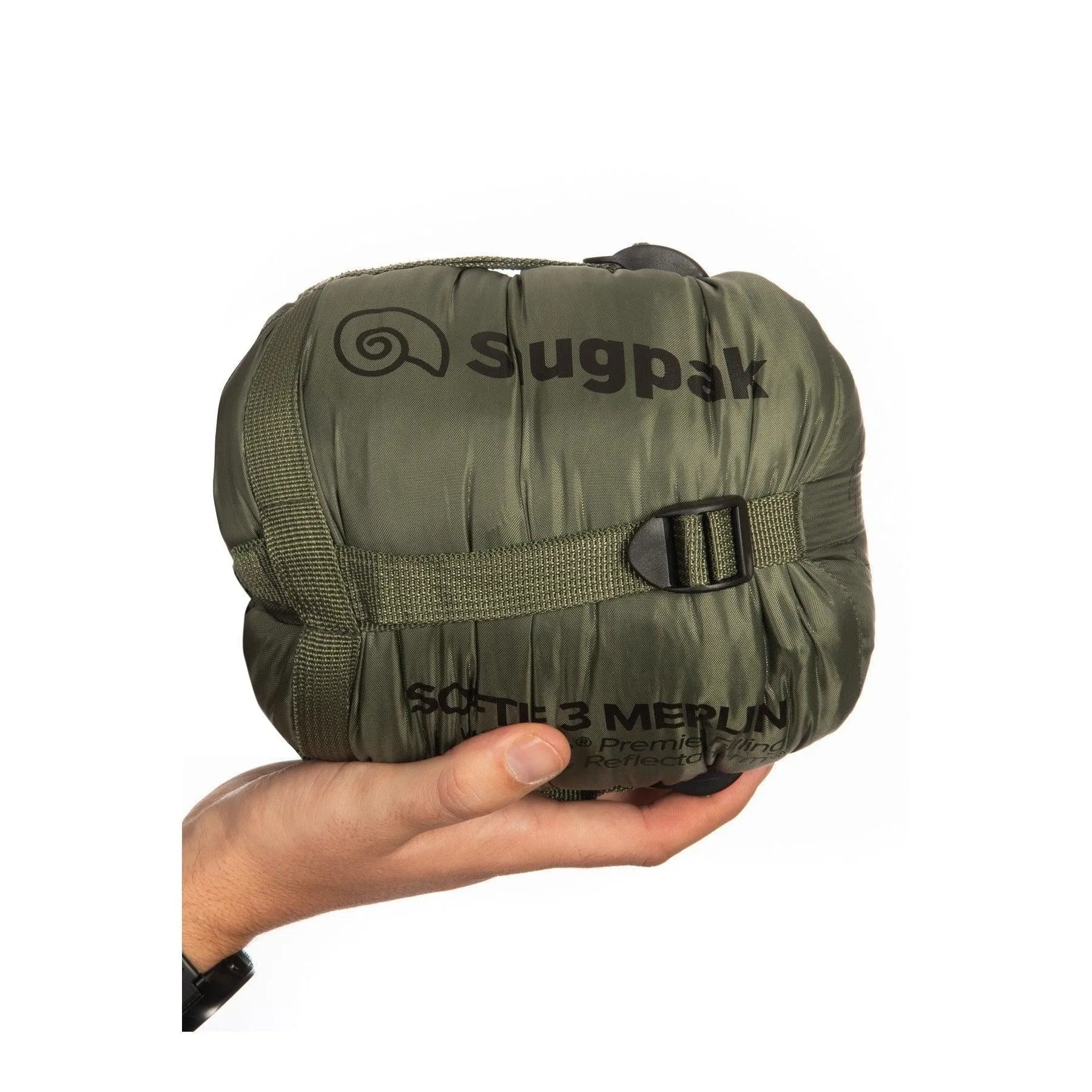 Softie 3 Merlin Sleeping Bag - Olive 5°C To 0°C