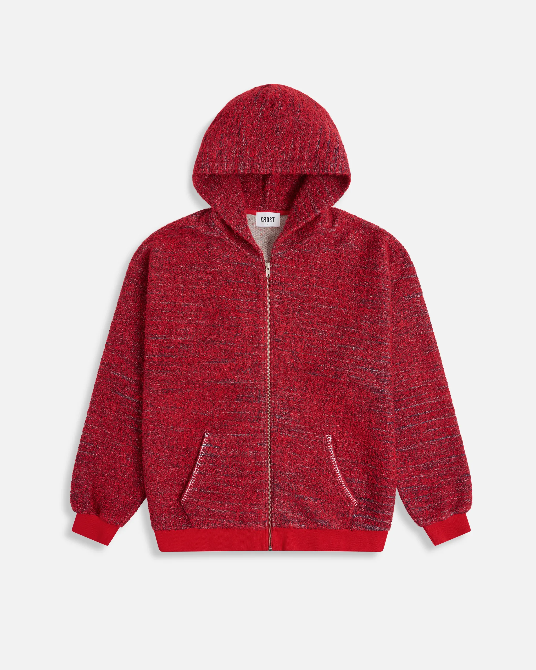 Speckled Terry Zip Hoodie