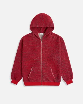 Speckled Terry Zip Hoodie